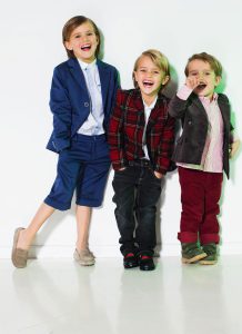 three boys laughing